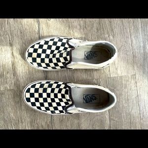 Black and White Checkered Vans